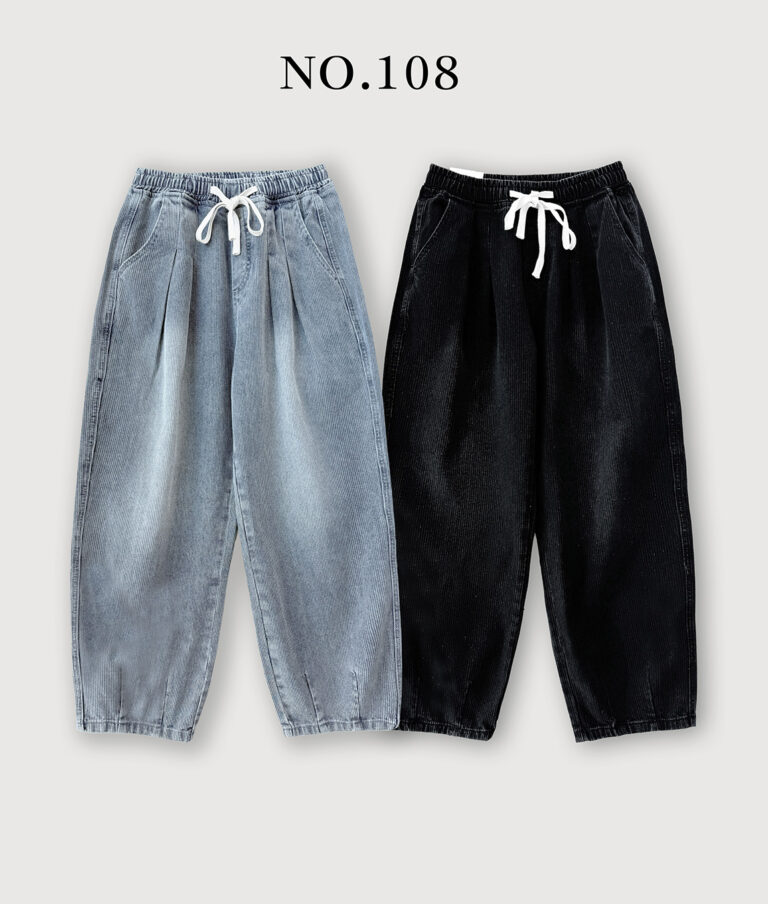 Read more about the article NO.108 코듀로이 핀턱 밴딩데님