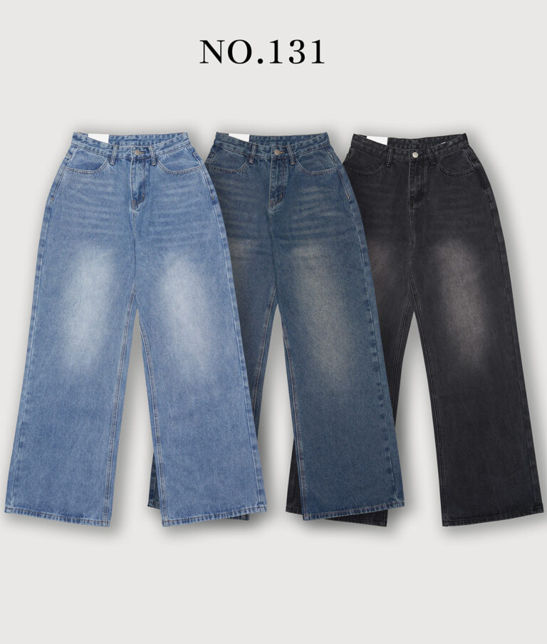 Read more about the article NO.131(여성복) 백포켓 와이드 데님