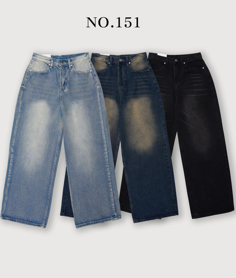 Read more about the article NO.151(여성복) 워시드 와이드 데님